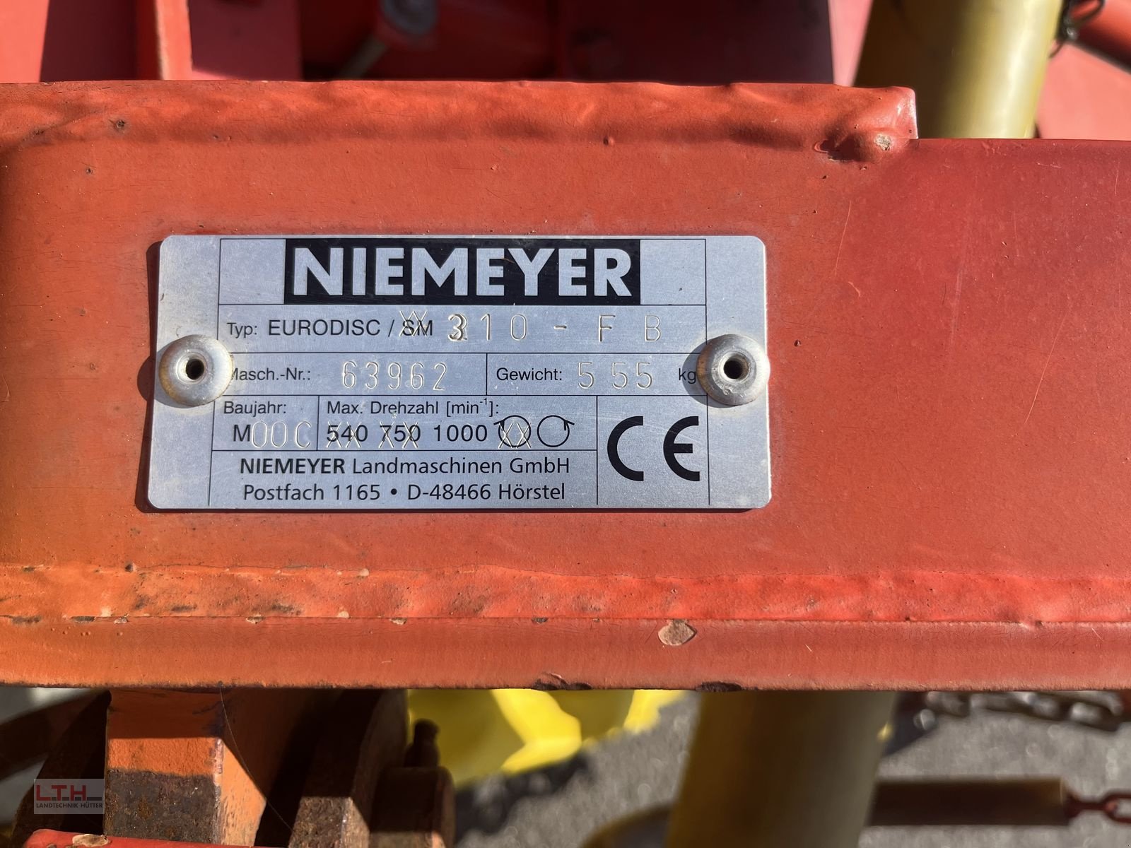 Mähwerk des Typs Niemeyer Eurodisc 310 FB, Gebrauchtmaschine in Gnas (Bild 13)