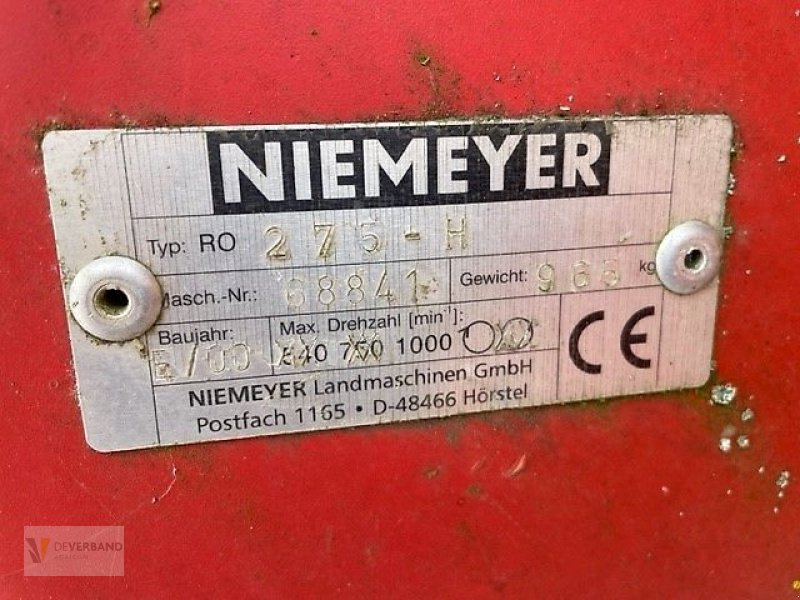 Mähwerk van het type Niemeyer RO 275 H, Gebrauchtmaschine in Fischbach/Clervaux (Foto 4)