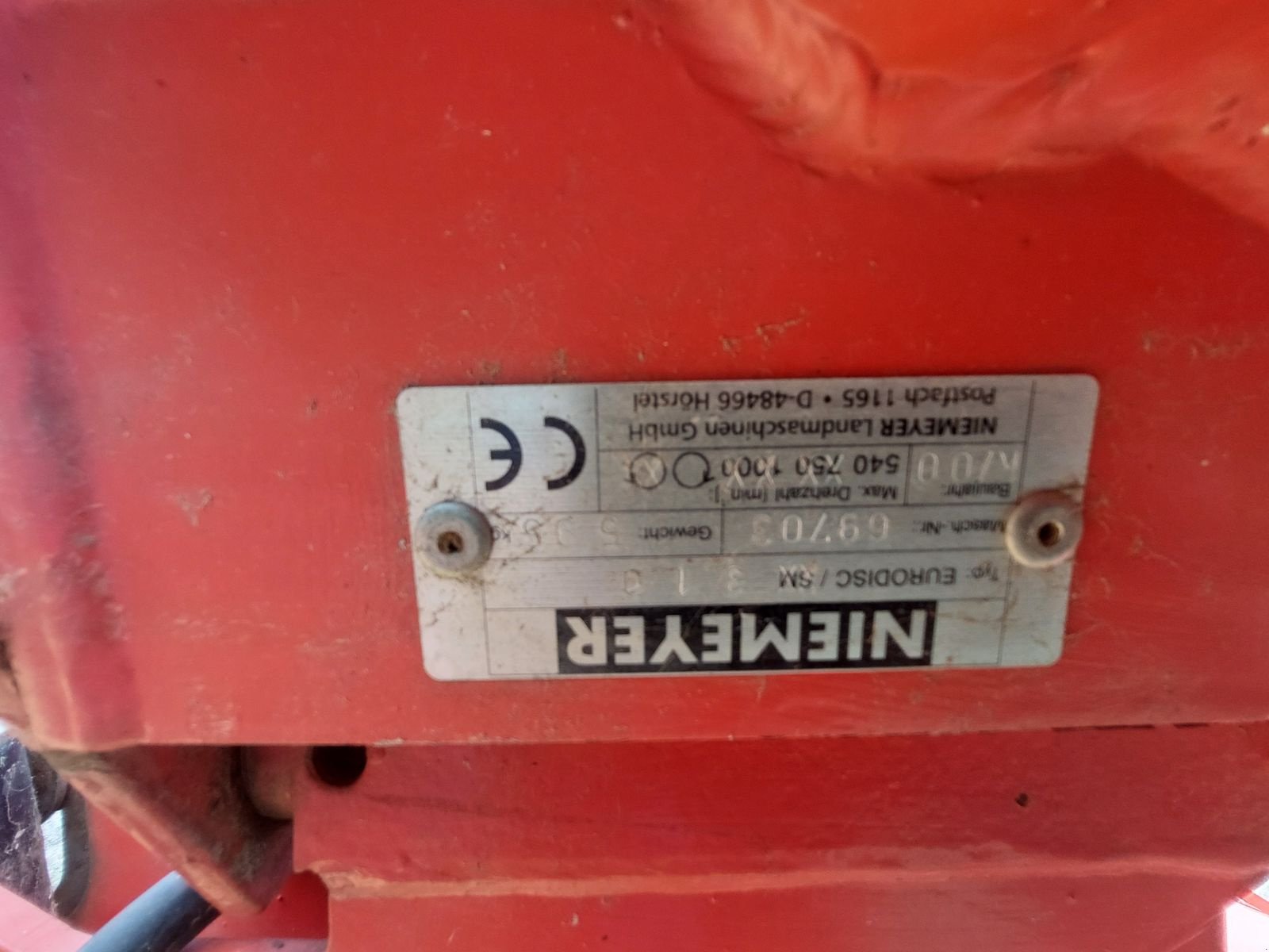 Mähwerk des Typs Niemeyer Scheibenmähwerk Eurodisc 310, Gebrauchtmaschine in Strem (Bild 5)