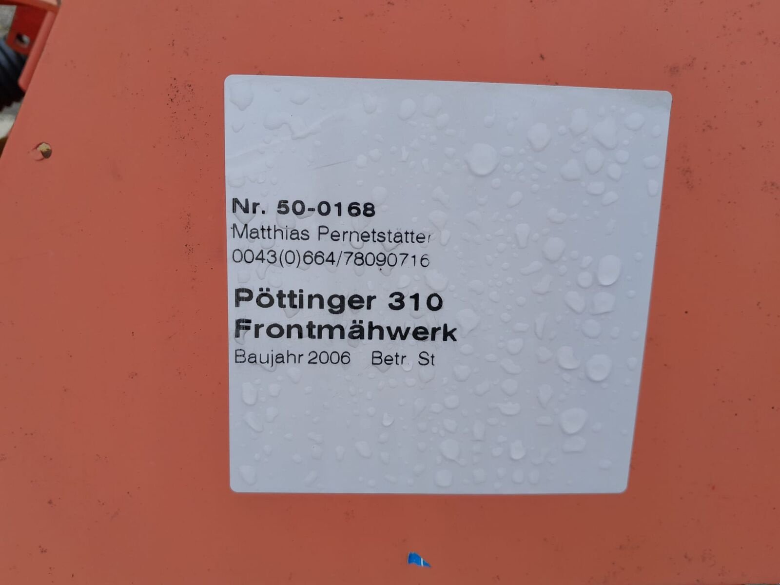 Mähwerk типа Pöttinger 310 Frontmähwerk, Gebrauchtmaschine в Bergheim (Фотография 5)