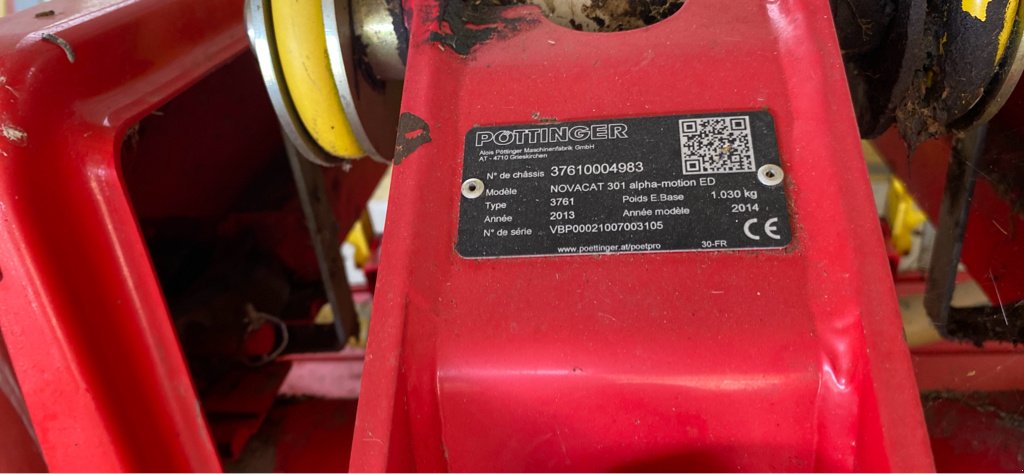 Mähwerk типа Pöttinger Alpha Motion 301, Gebrauchtmaschine в GUERET (Фотография 9)