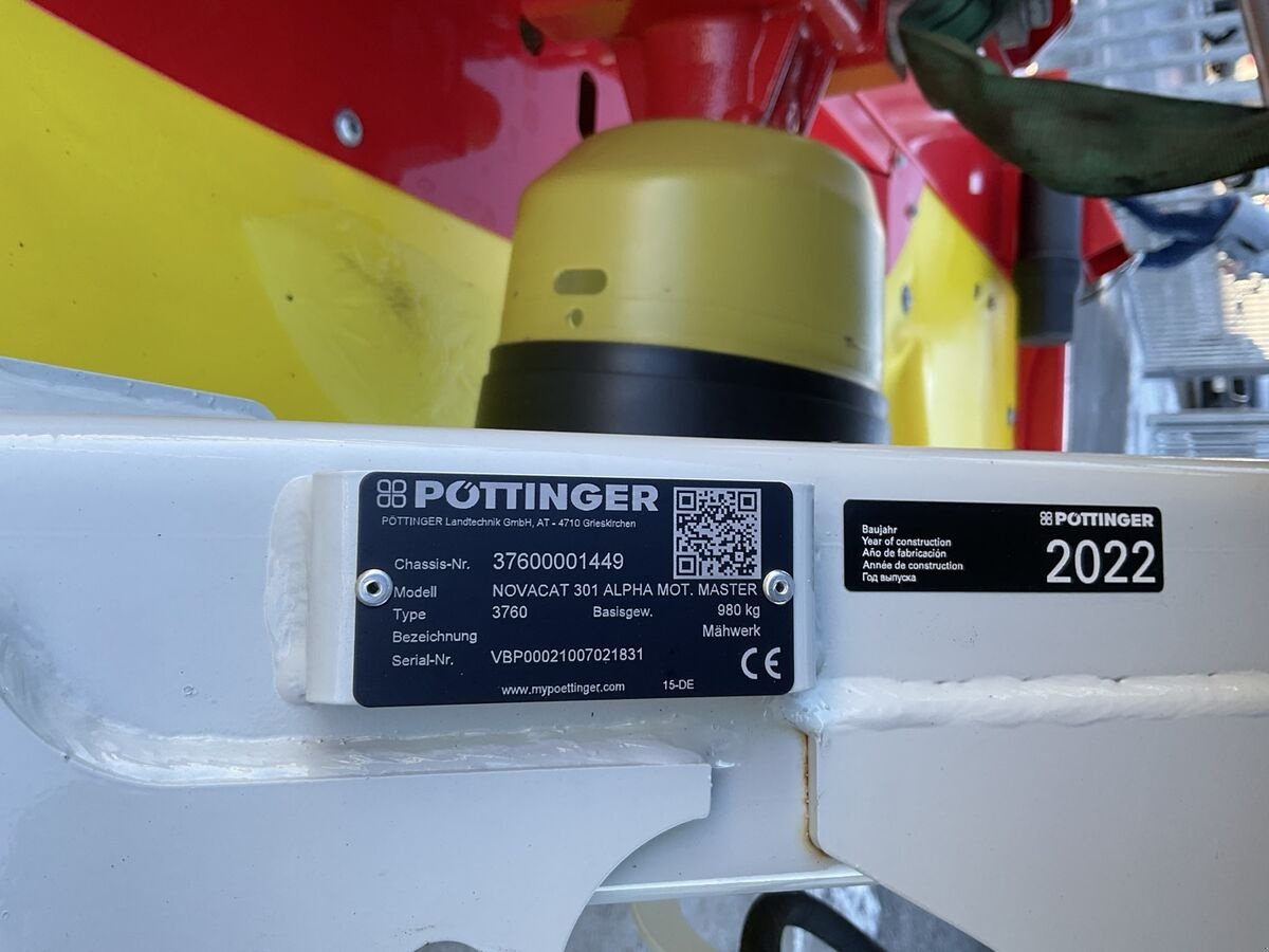 Mähwerk typu Pöttinger Alpha Motion Master 301, Vorführmaschine v Zwettl (Obrázek 19)