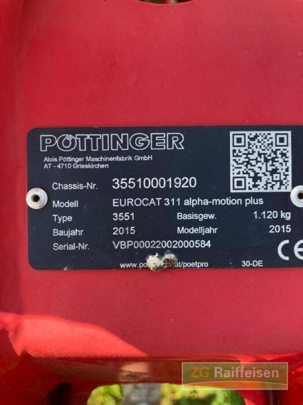 Mähwerk of the type Pöttinger AlphaMotion Eurocut, Gebrauchtmaschine in Weil am Rhein-Haltingen (Picture 5)