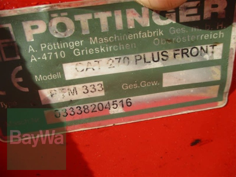 Mähwerk des Typs Pöttinger CAT 270 PLUS   #530, Gebrauchtmaschine in Schönau b.Tuntenhausen (Bild 15)