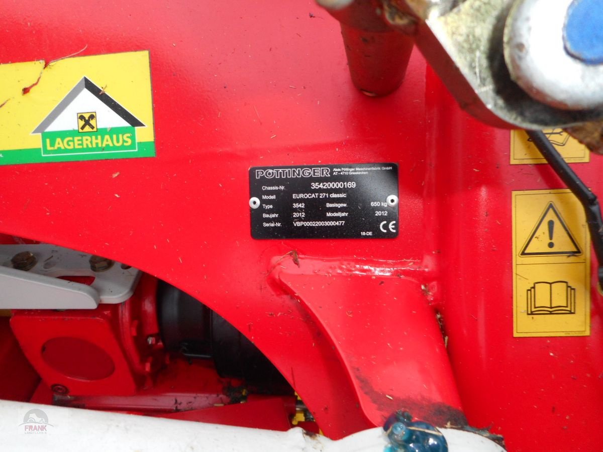 Mähwerk of the type Pöttinger Eurocat 271, Gebrauchtmaschine in Bad Vigaun (Picture 6)