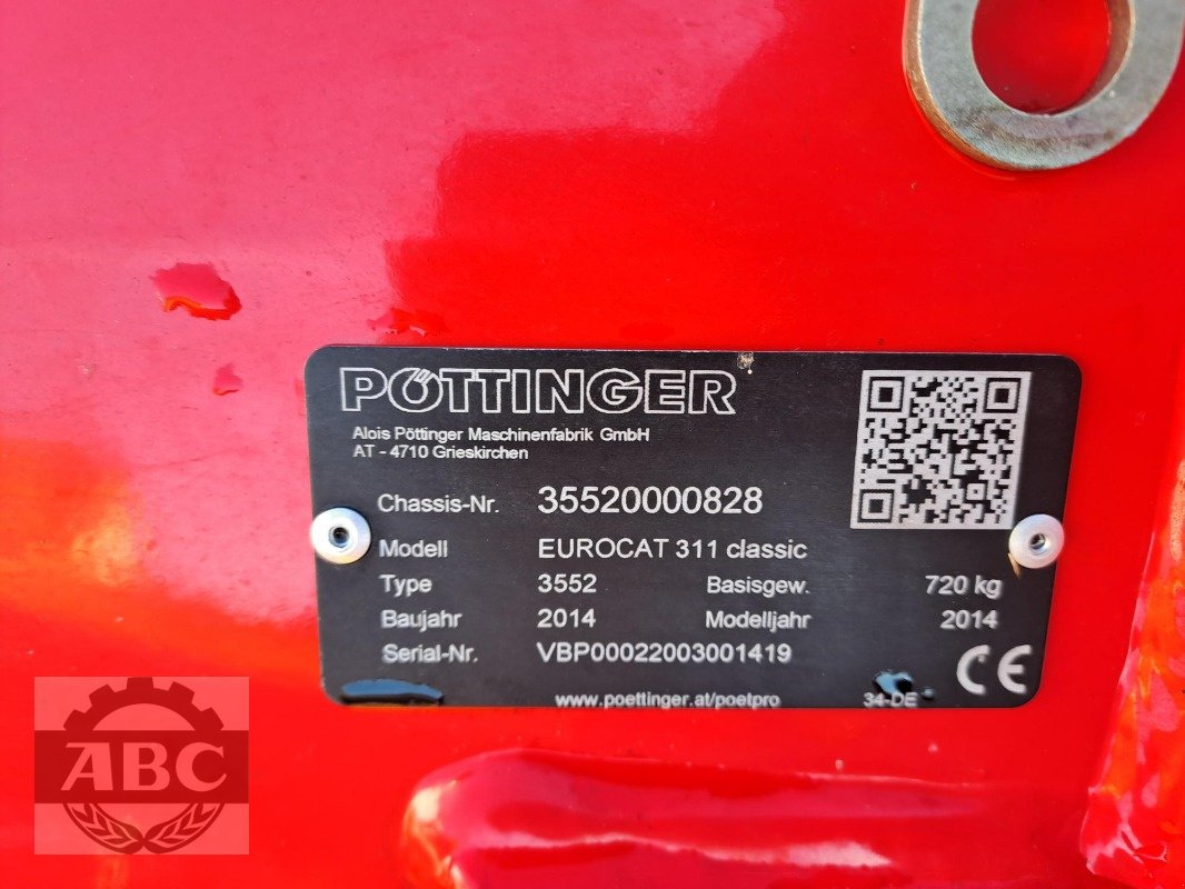 Mähwerk tip Pöttinger EUROCAT 311 CLASSIC, Gebrauchtmaschine in Aurich-Sandhorst (Poză 10)