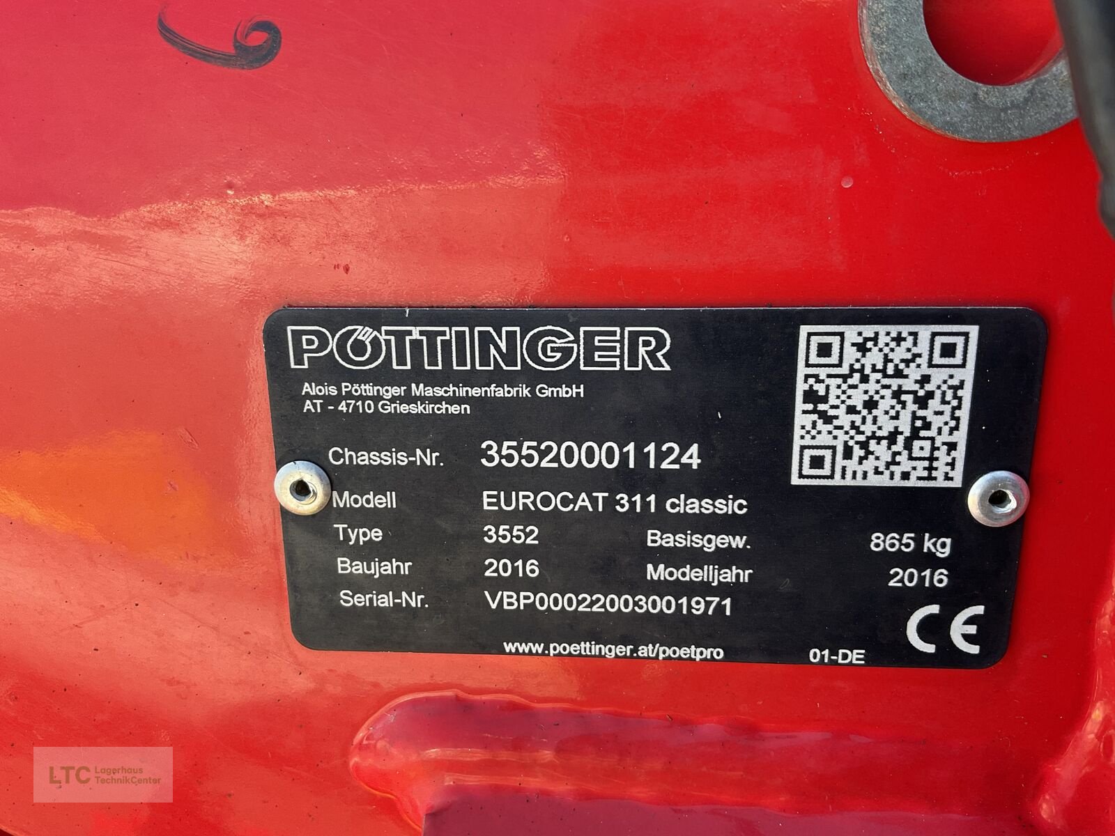 Mähwerk del tipo Pöttinger Eurocat 311, Gebrauchtmaschine en Redlham (Imagen 12)