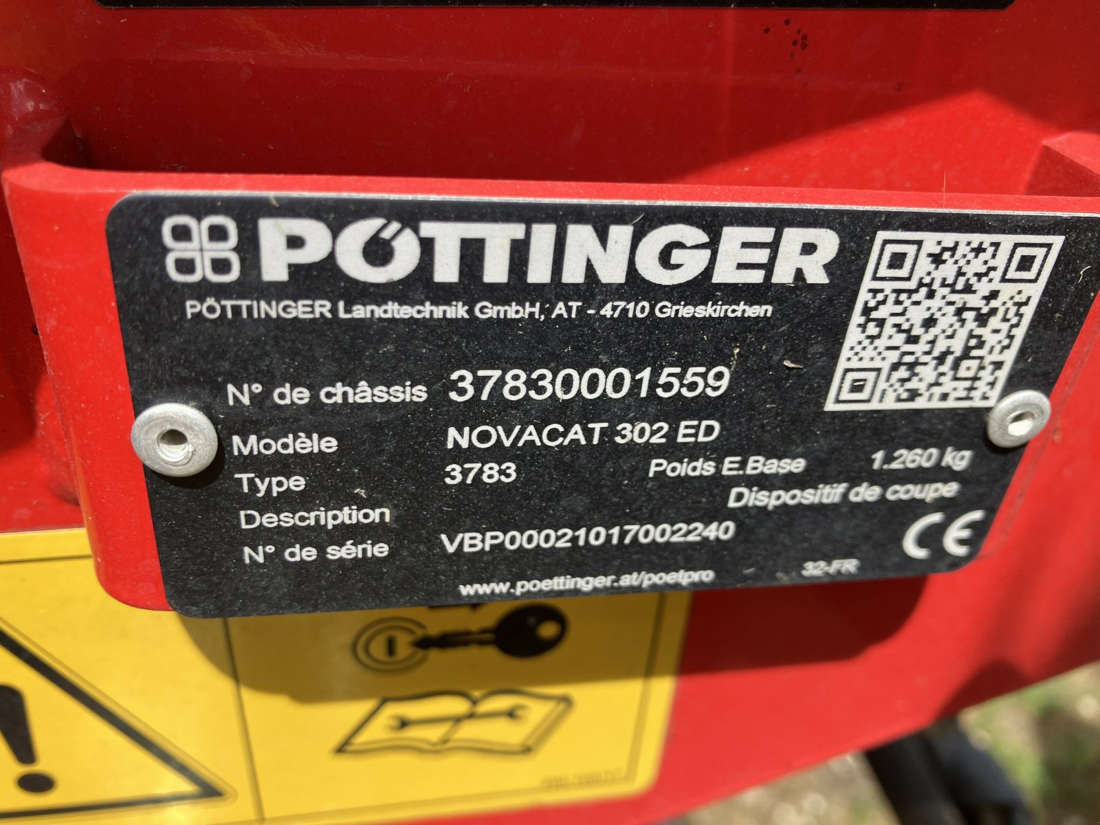 Mähwerk des Typs Pöttinger FAUCHEUSE NOVACAT 302 ED, Gebrauchtmaschine in NOGENT (Bild 8)