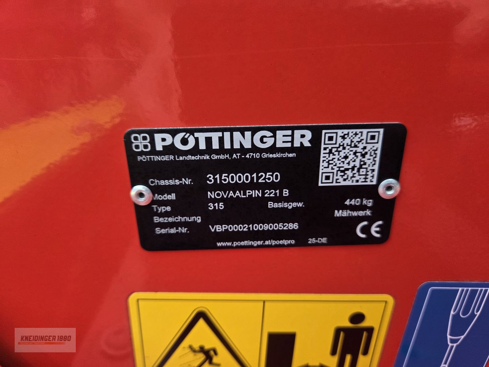 Mähwerk des Typs Pöttinger Nova Alpin 221 B, Gebrauchtmaschine in Altenfelden (Bild 9)