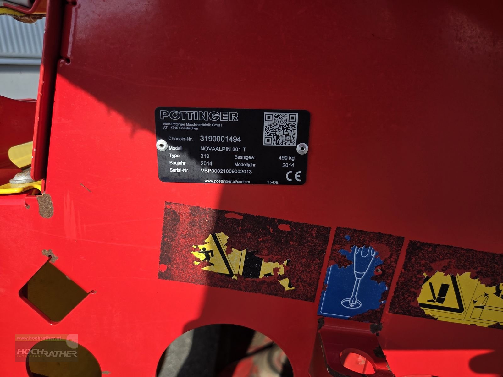 Mähwerk Türe ait Pöttinger Nova Alpin 301, Gebrauchtmaschine içinde Kronstorf (resim 14)
