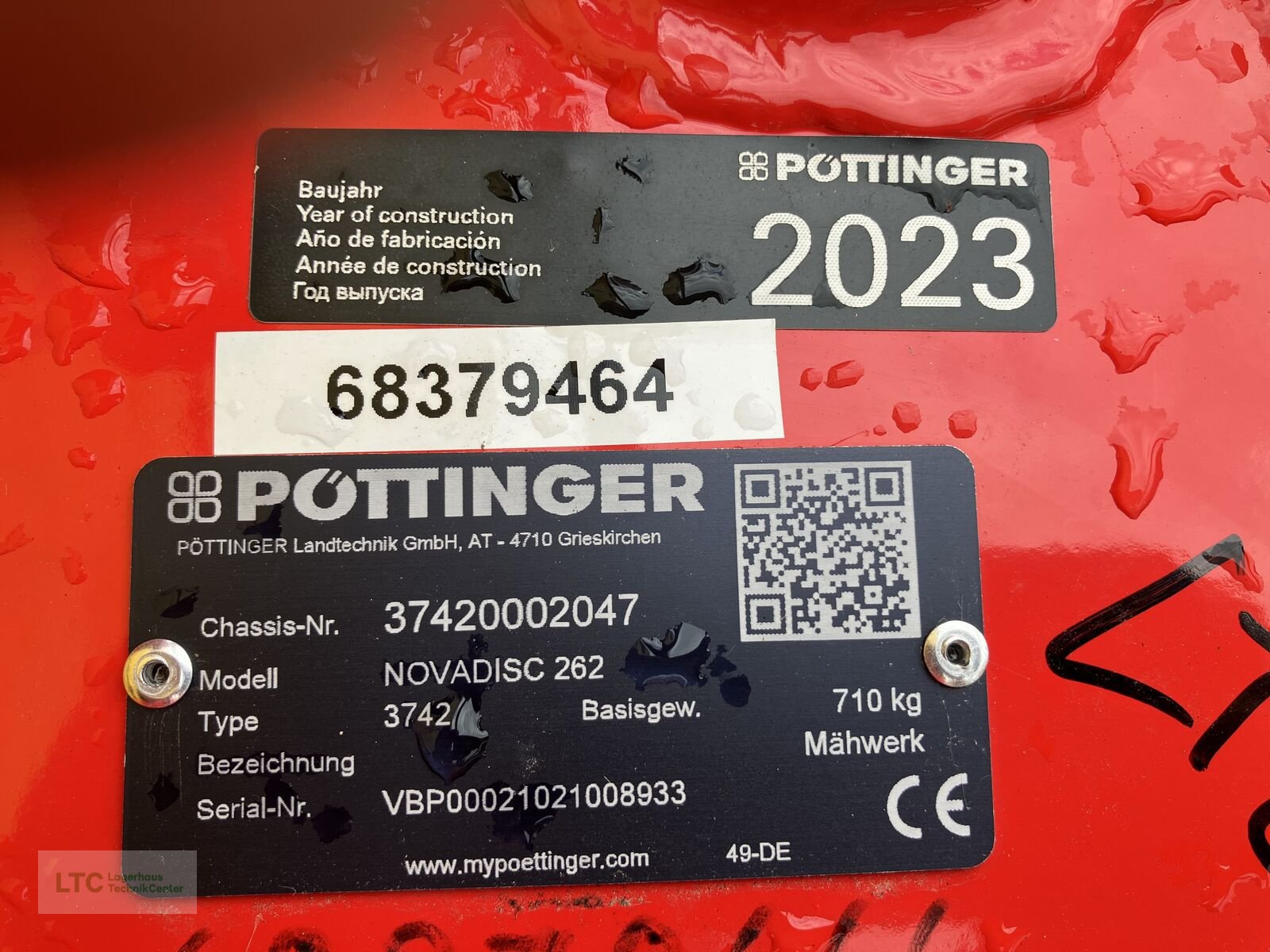 Mähwerk des Typs Pöttinger Nova Disc 262, Neumaschine in Redlham (Bild 13)