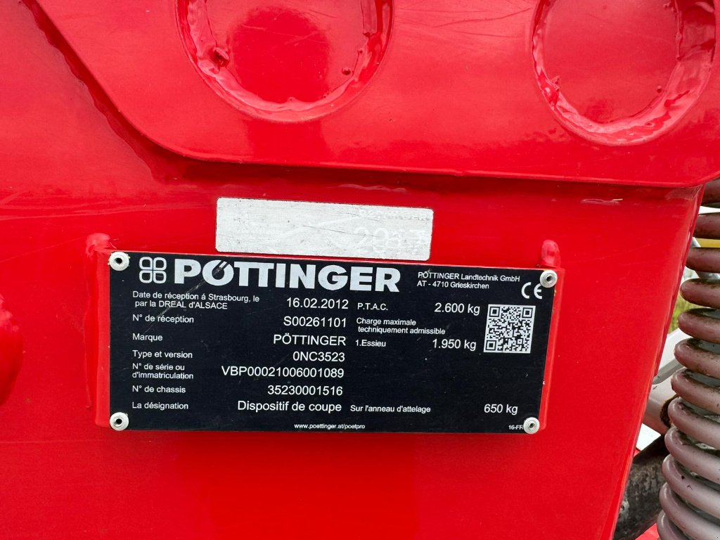 Mähwerk des Typs Pöttinger Novacat 3007T, Gebrauchtmaschine in GUERET (Bild 9)