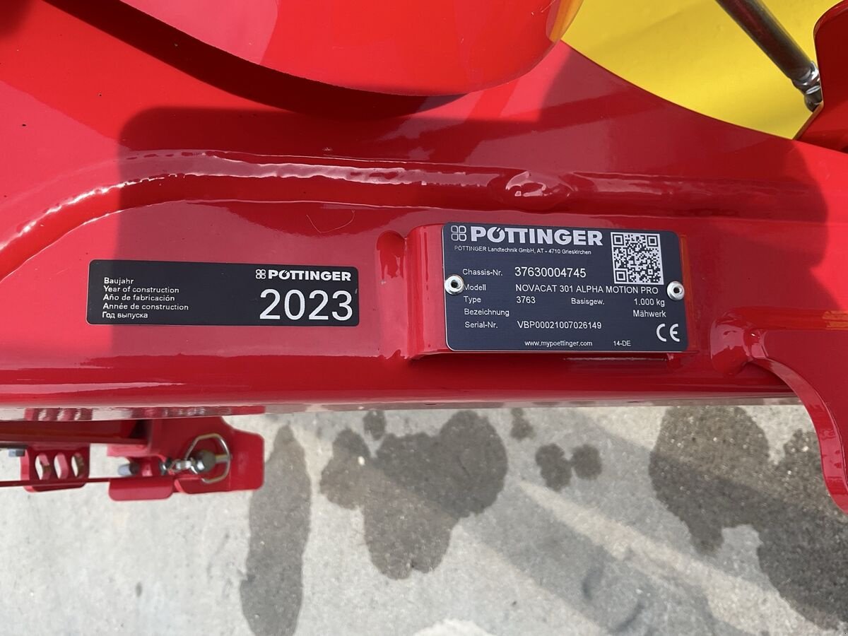 Mähwerk of the type Pöttinger Novacat 301 Alpha Motion Pro, Neumaschine in Zwettl (Picture 11)