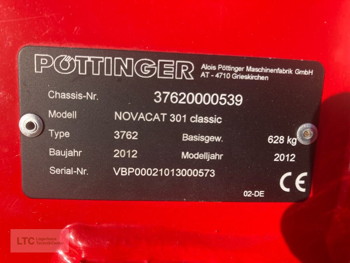 Mähwerk типа Pöttinger Novacat 301 Classic, Gebrauchtmaschine в Redlham (Фотография 8)