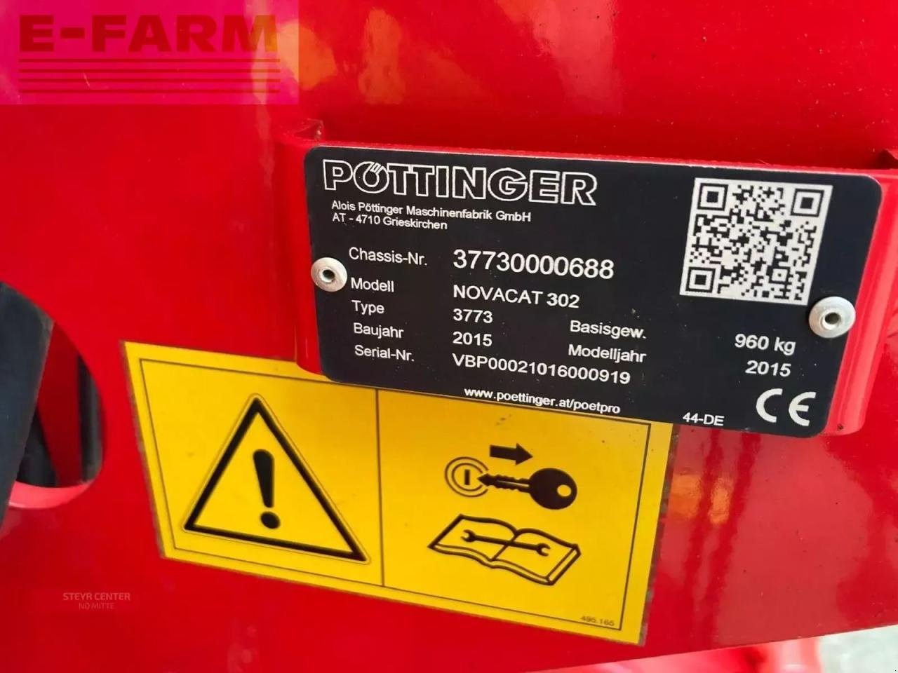 Mähwerk typu Pöttinger novacat 302, Gebrauchtmaschine v ST. PÖLTEN (Obrázek 6)