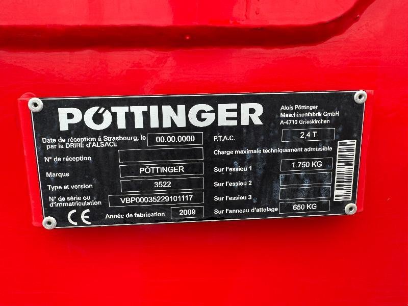 Mähwerk des Typs Pöttinger NOVACAT 320, Gebrauchtmaschine in Wargnies Le Grand (Bild 7)