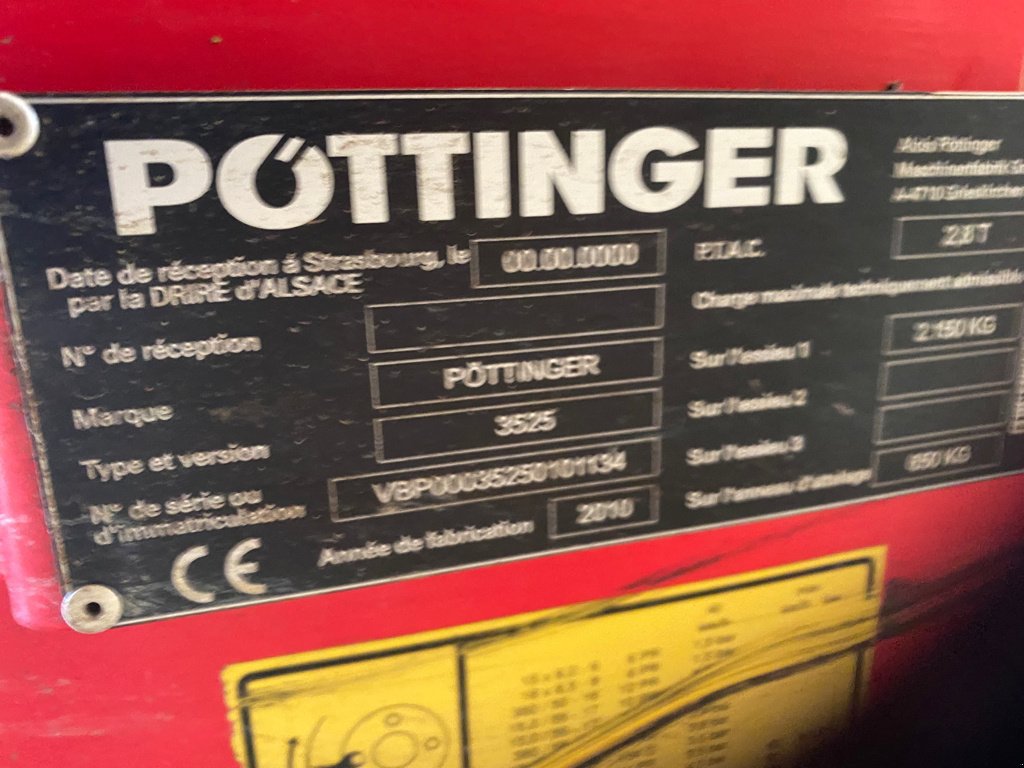 Mähwerk Türe ait Pöttinger NOVACAT 3507 T, Gebrauchtmaschine içinde Calmont (resim 7)