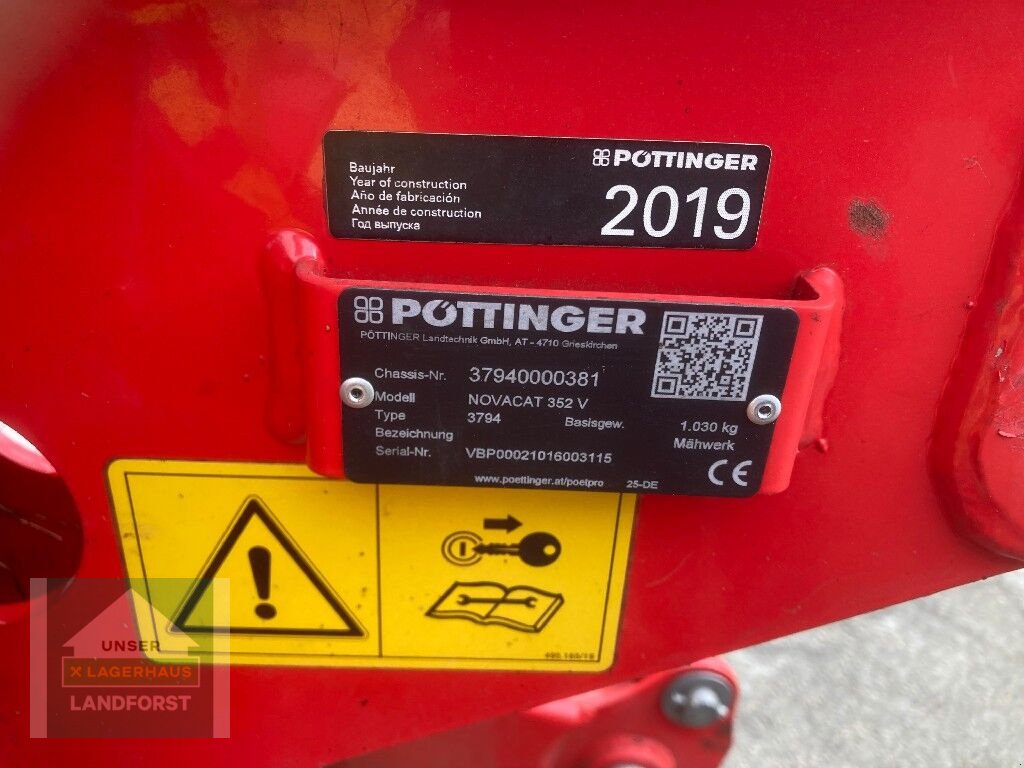 Mähwerk of the type Pöttinger NovaCat 352 V, Gebrauchtmaschine in Kapfenberg (Picture 10)