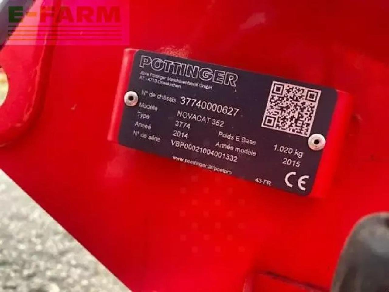 Mähwerk typu Pöttinger novacat 352, Gebrauchtmaschine v MARLENHEIM (Obrázok 8)