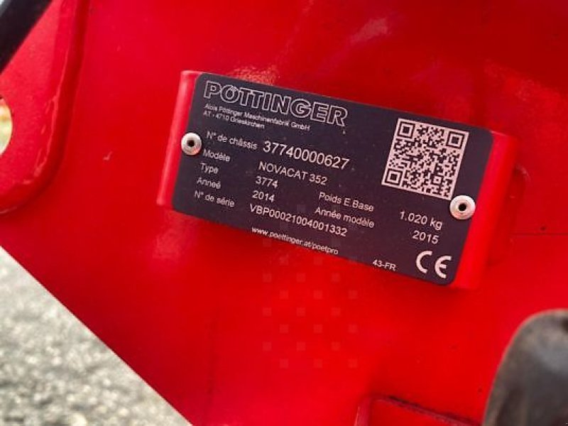 Mähwerk of the type Pöttinger NOVACAT 352, Gebrauchtmaschine in Wittenheim (Picture 8)