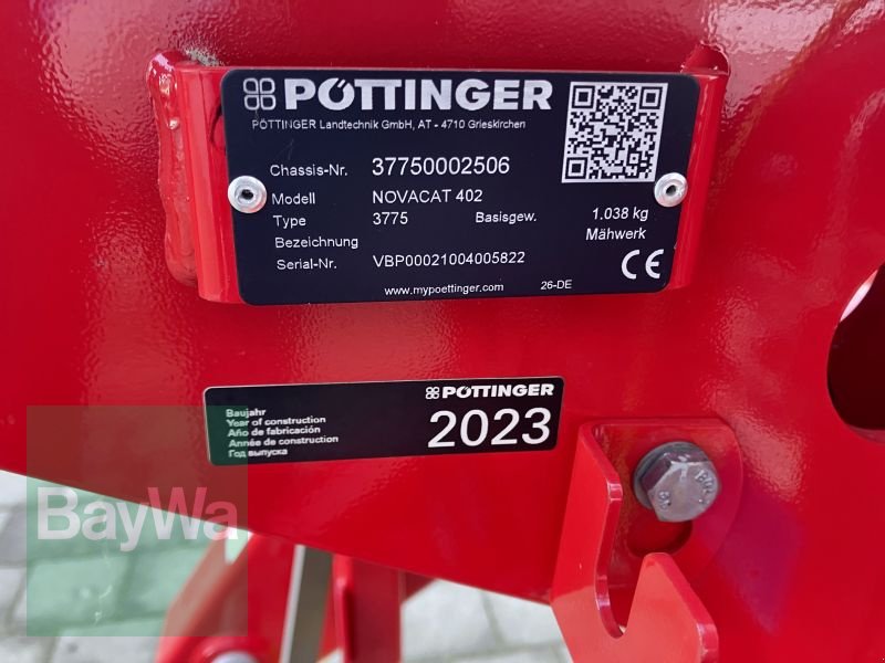 Mähwerk типа Pöttinger NOVACAT 402, Gebrauchtmaschine в Großweitzschen  (Фотография 7)