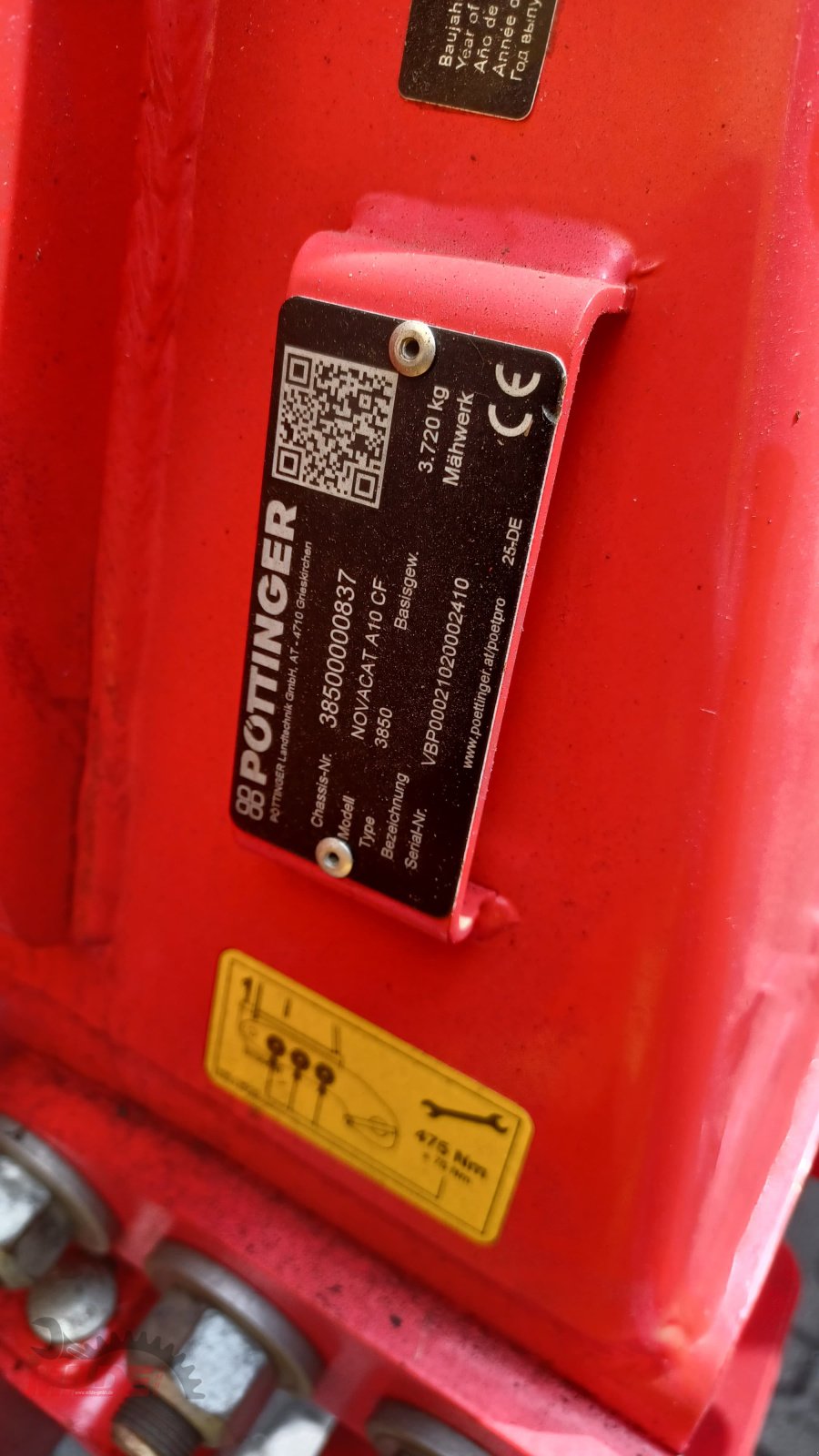 Mähwerk του τύπου Pöttinger Novacat A10 CF, Gebrauchtmaschine σε Creußen (Φωτογραφία 12)