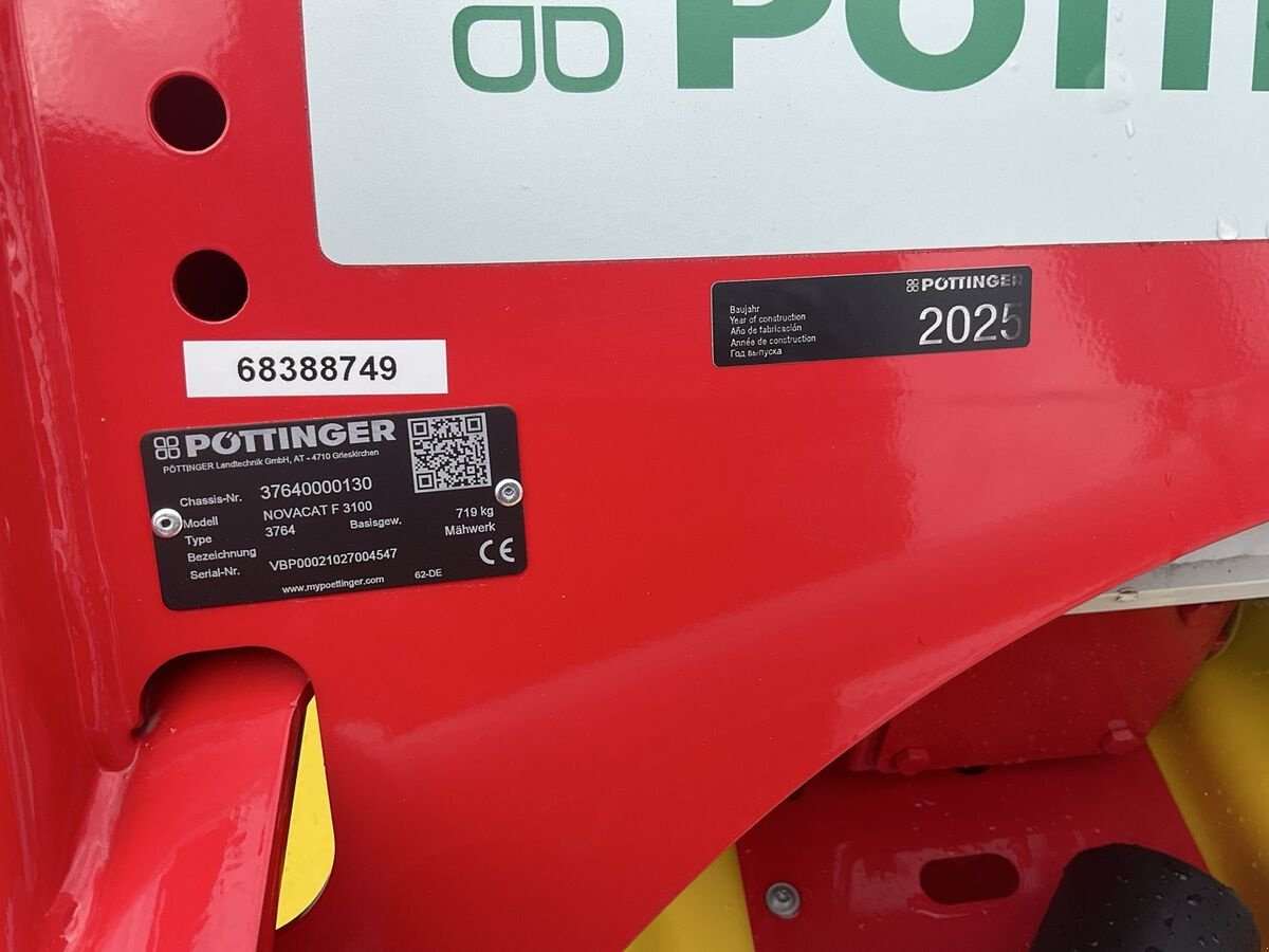 Mähwerk of the type Pöttinger Novacat F 3100, Neumaschine in Zwettl (Picture 12)
