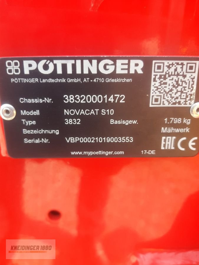 Mähwerk typu Pöttinger Novacat S10, Neumaschine v Altenfelden (Obrázek 3)