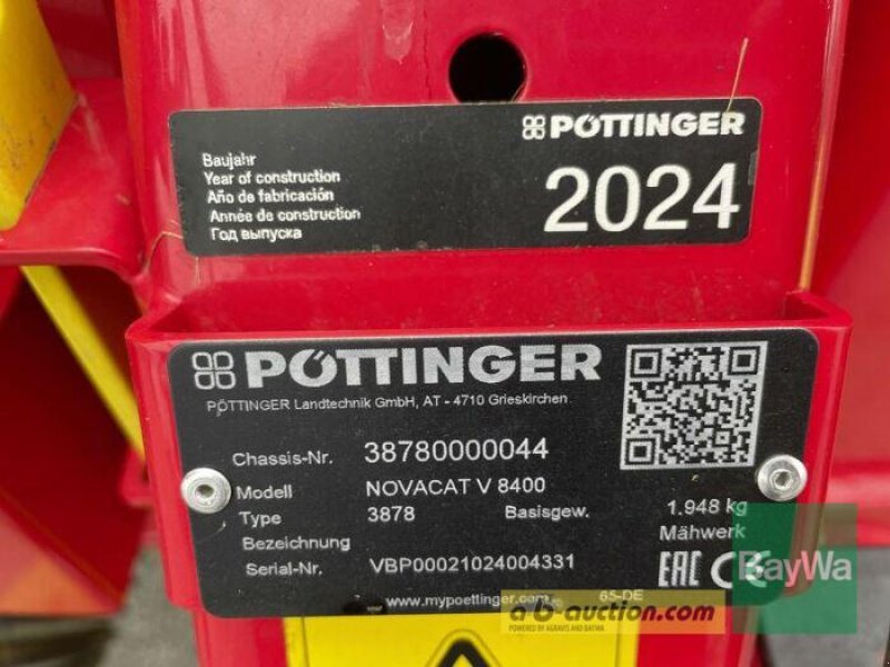 Mähwerk des Typs Pöttinger NOVACAT V 8400, Gebrauchtmaschine in Bamberg (Bild 13)
