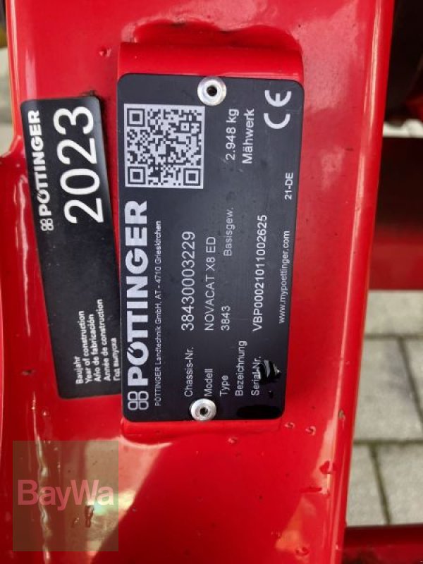 Mähwerk des Typs Pöttinger NOVACAT X8 ED RÜFA, Gebrauchtmaschine in Großweitzschen  (Bild 8)