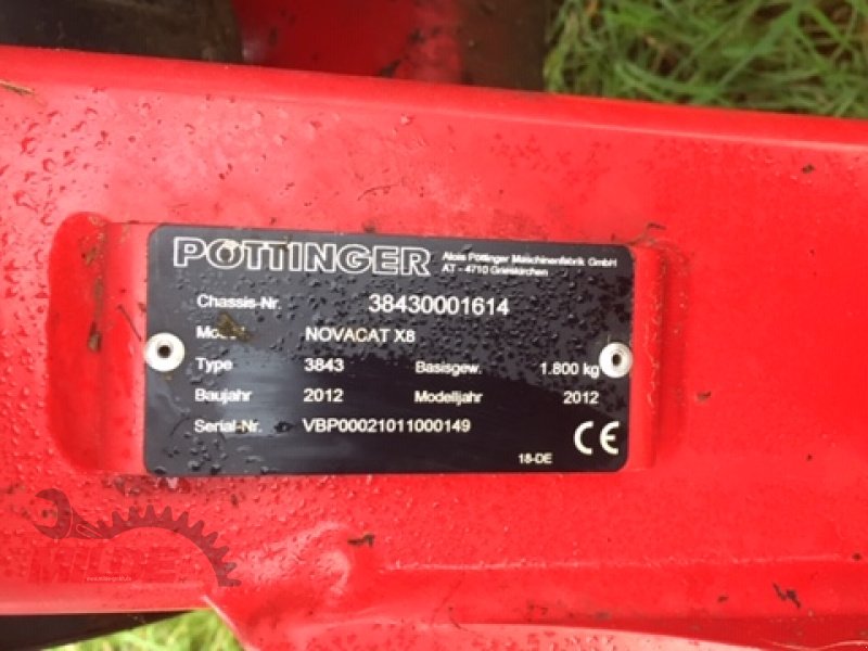 Mähwerk типа Pöttinger Novacat X8, Gebrauchtmaschine в Creußen (Фотография 16)