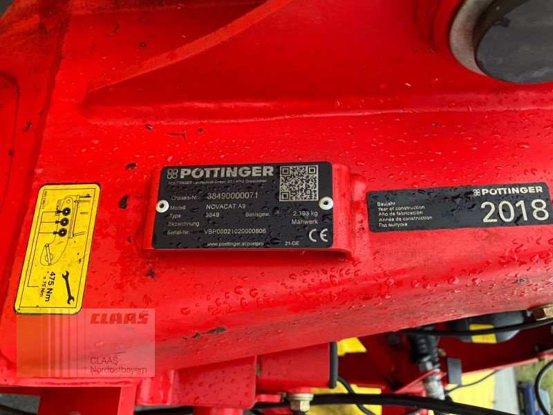 Mähwerk des Typs Pöttinger NOVACUT A9 ED, Gebrauchtmaschine in Hollfeld (Bild 21)