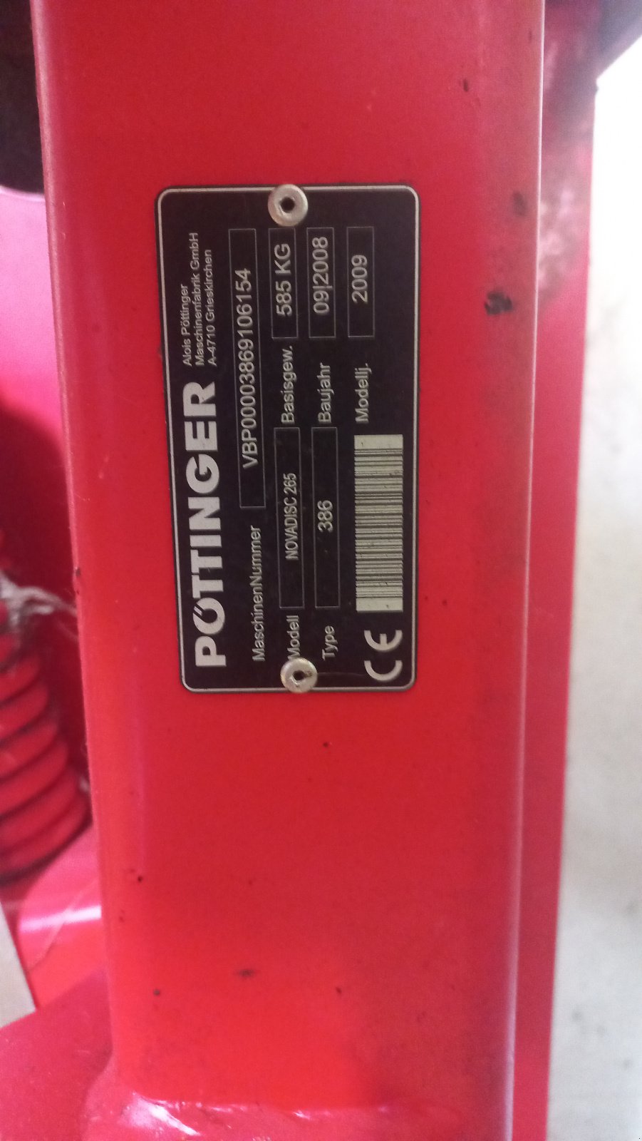 Mähwerk of the type Pöttinger Novadisc 265, Gebrauchtmaschine in Pfeffenhausen (Picture 3)