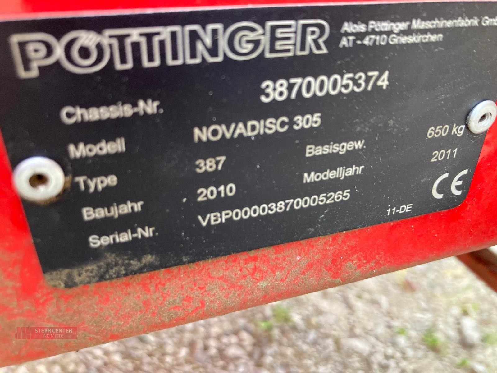 Mähwerk typu Pöttinger Novadisc 305, Gebrauchtmaschine v St. Pölten (Obrázek 2)