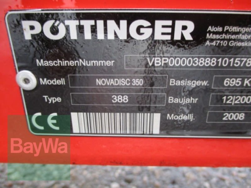 Mähwerk of the type Pöttinger NOVADISC 350    # 529, Gebrauchtmaschine in Schönau b.Tuntenhausen (Picture 8)