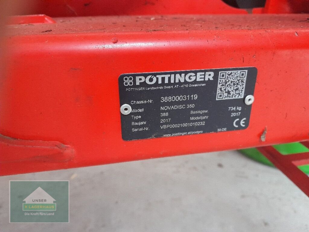 Mähwerk типа Pöttinger Novadisc 350, Gebrauchtmaschine в Lambach (Фотография 2)