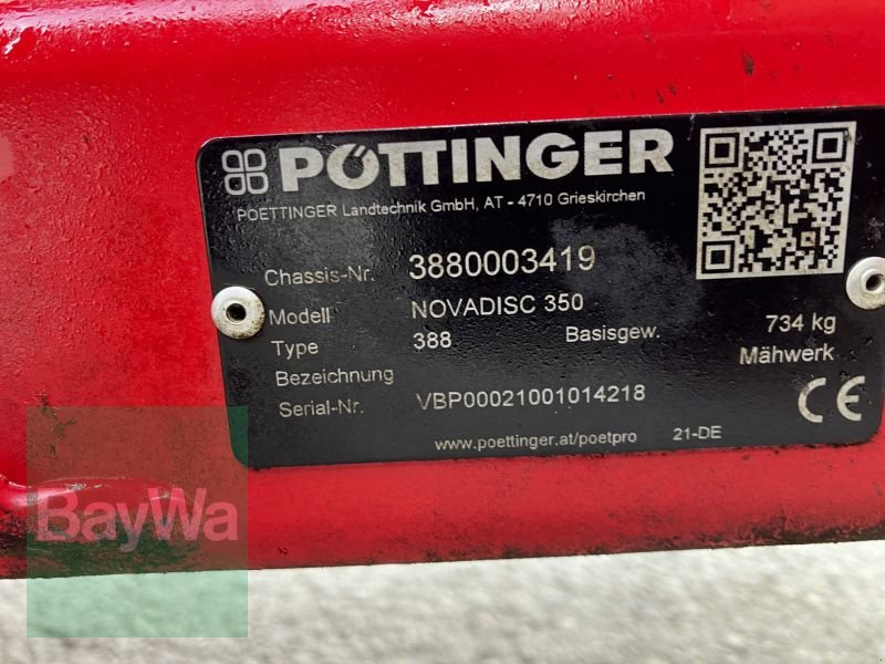 Mähwerk of the type Pöttinger NOVADISC 350, Gebrauchtmaschine in Griesstätt (Picture 7)