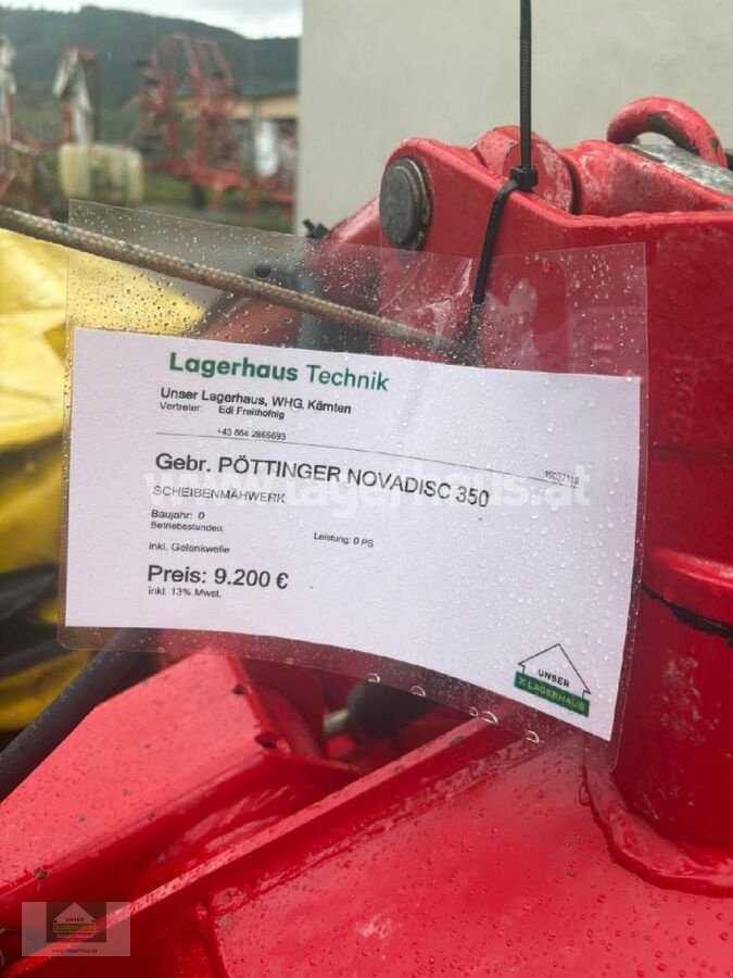 Mähwerk des Typs Pöttinger NOVADISC 350, Gebrauchtmaschine in Klagenfurt (Bild 2)