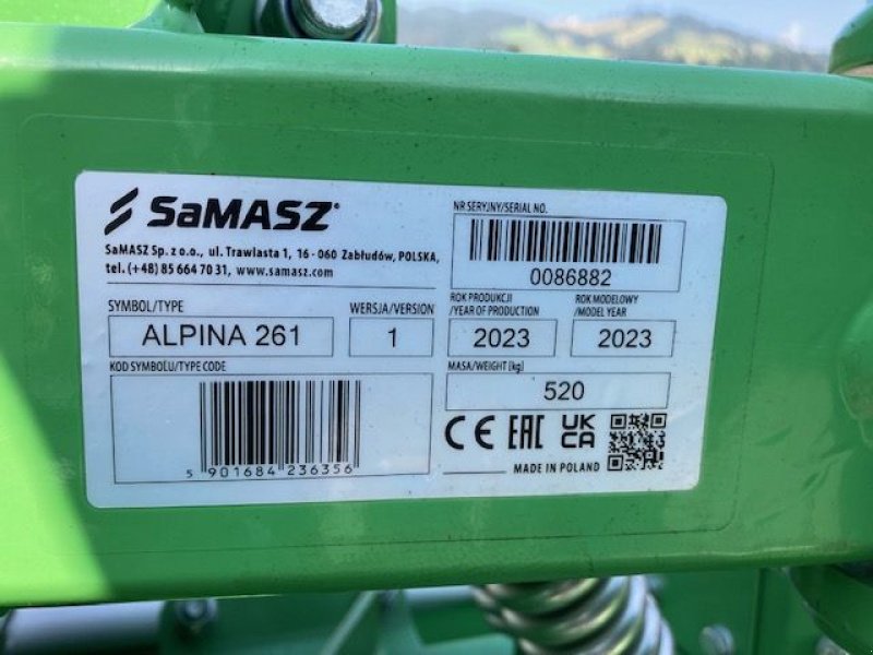 Mähwerk tip SaMASZ Alpina 261, Vorführmaschine in Reith bei Kitzbühel (Poză 7)