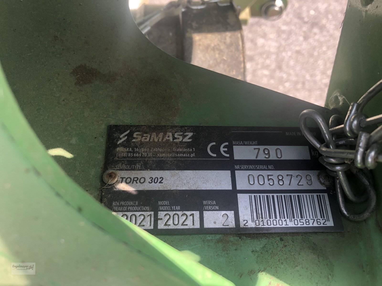 Mähwerk des Typs SaMASZ Toro 302, Gebrauchtmaschine in Altusried-Kimratshofen (Bild 8)