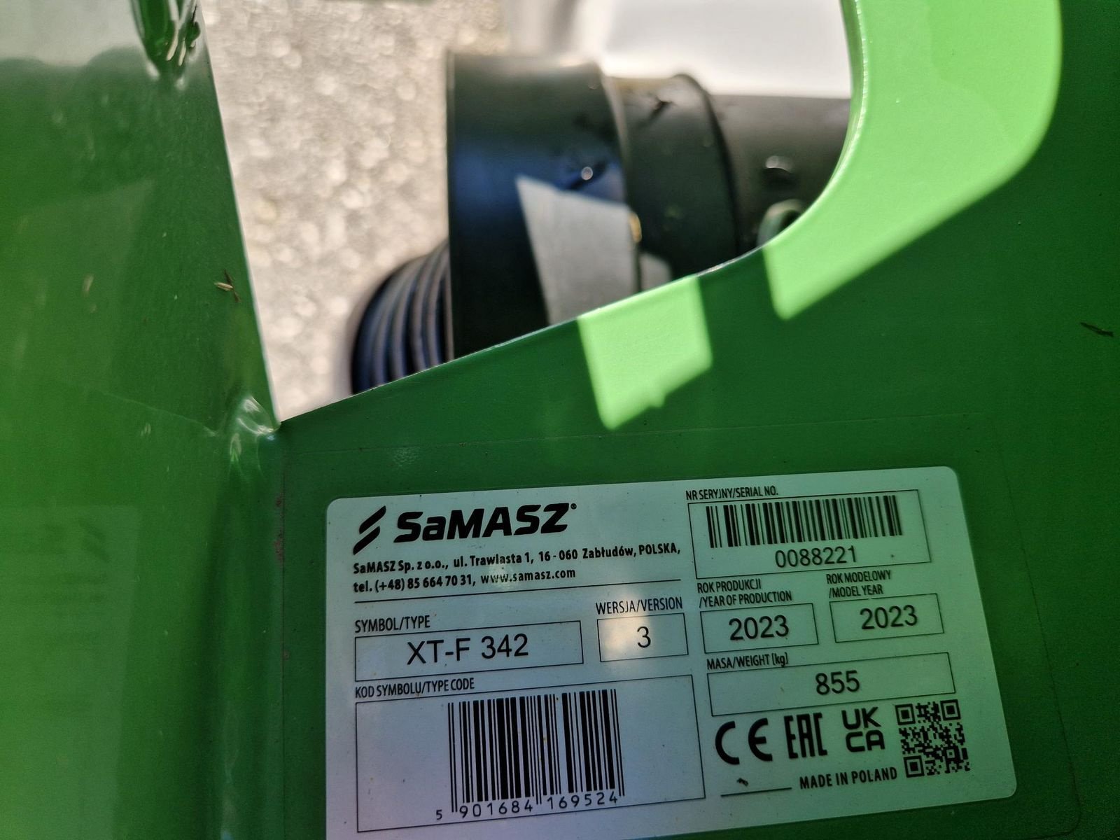 Mähwerk of the type SaMASZ XT-F 342, Vorführmaschine in Grünbach (Picture 7)