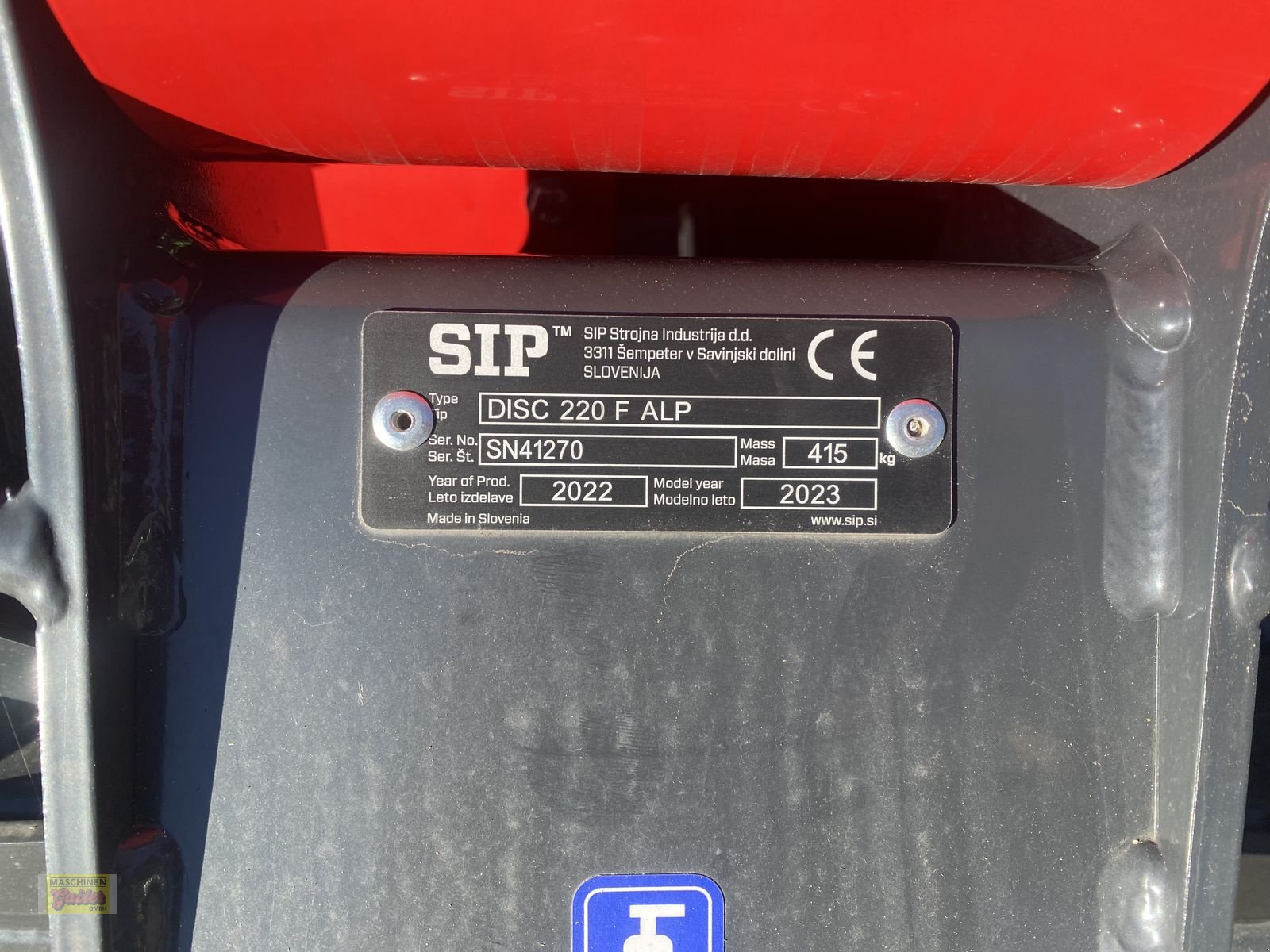 Mähwerk typu SIP Disc 220F Alp, Neumaschine v Kötschach (Obrázek 27)