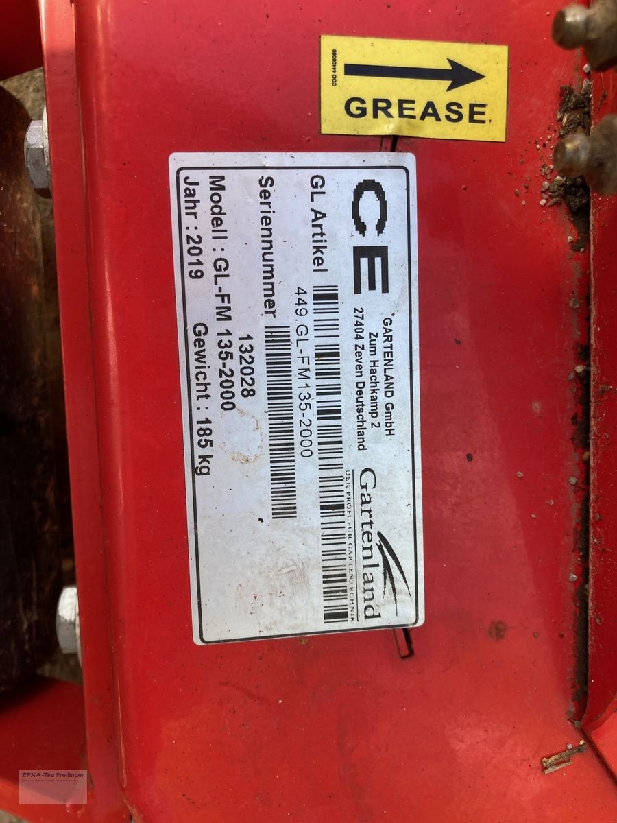 Mähwerk типа Sonstige Frontsichelmähwerk GL-FM 135, Gebrauchtmaschine в Obing (Фотография 2)