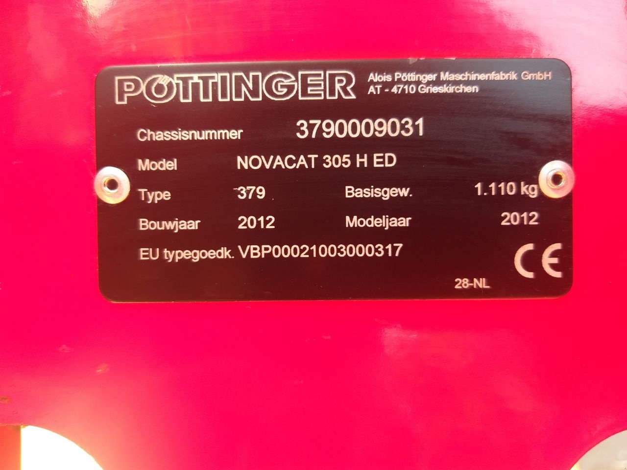 Mähwerk van het type Sonstige P&ouml;ttinger Novacat 305 H ED, Gebrauchtmaschine in Vilsteren (Foto 10)