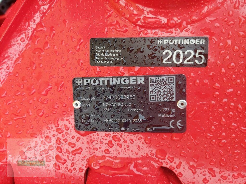 Mähwerk van het type Sonstige PÖTTINGER NOVADISC 302, Neumaschine in Haag (Foto 4)