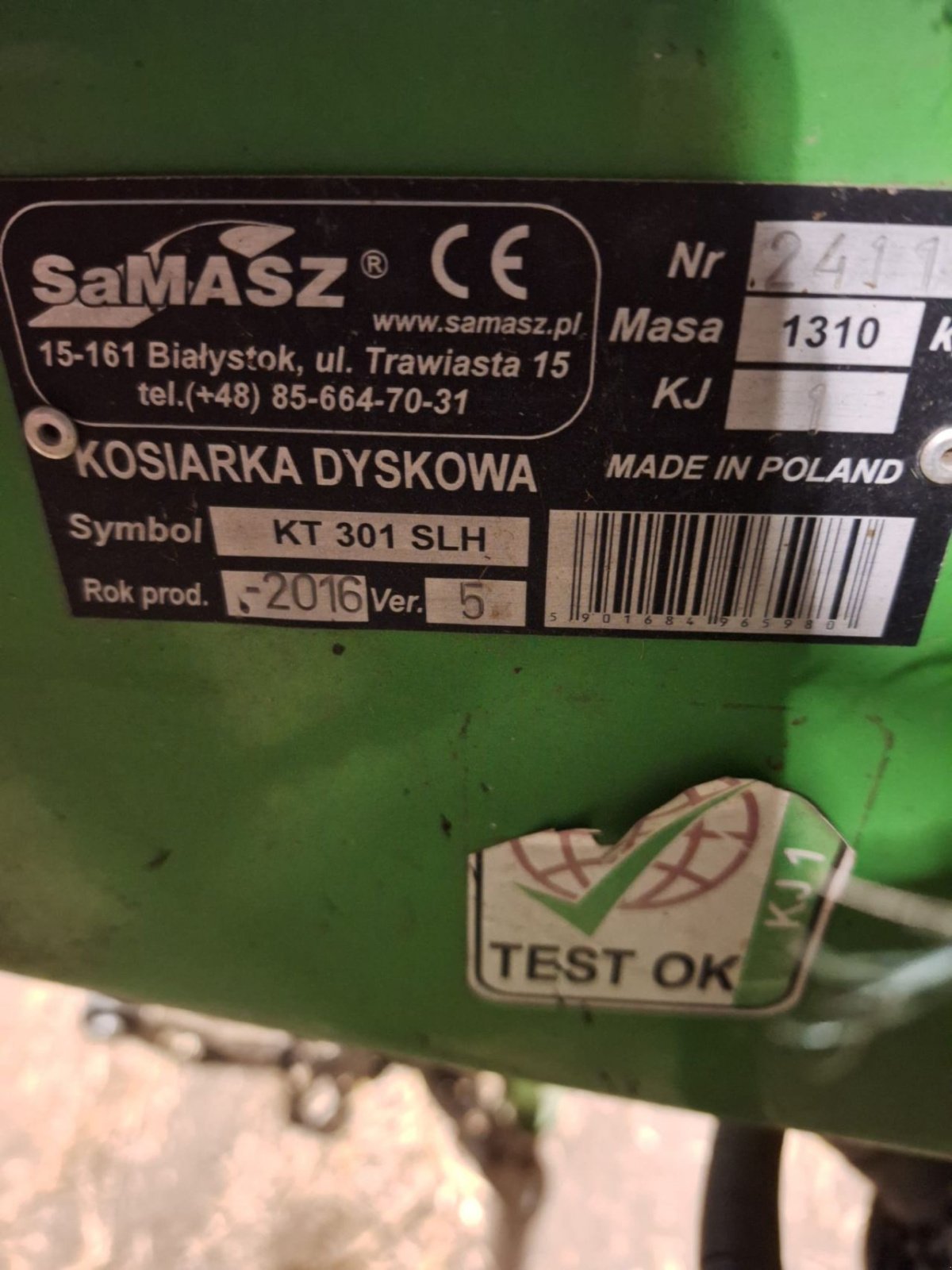 Mähwerk типа Sonstige Samasz KT301-SLH, Gebrauchtmaschine в Stolwijk (Фотография 2)