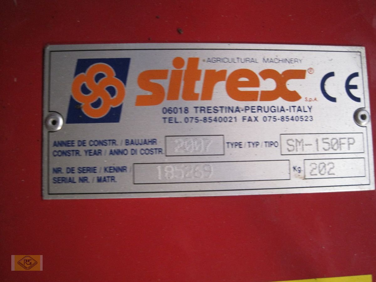 Mähwerk typu Sonstige Sitrex SM-150 FP, Gebrauchtmaschine v Beelen (Obrázek 5)