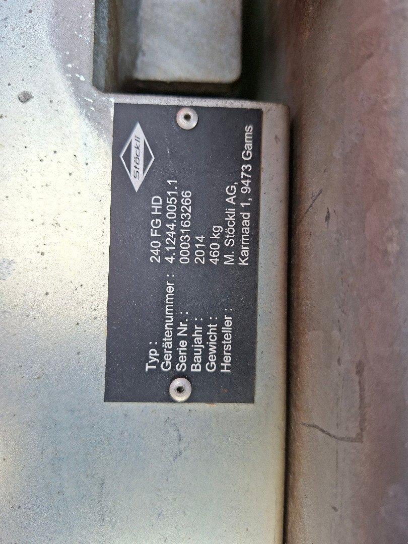 Mähwerk от тип Sonstige Splendido 240 FHD Frontscheibenmähwerk, Gebrauchtmaschine в Chur (Снимка 4)