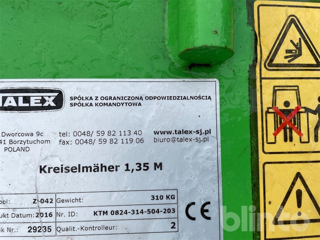 Mähwerk of the type Talex Z-042, Gebrauchtmaschine in Düsseldorf (Picture 5)