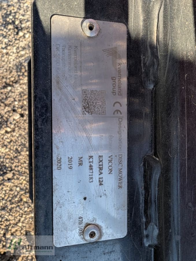 Mähwerk типа Vicon Extra 124, Gebrauchtmaschine в Lanzenkirchen (Фотография 7)